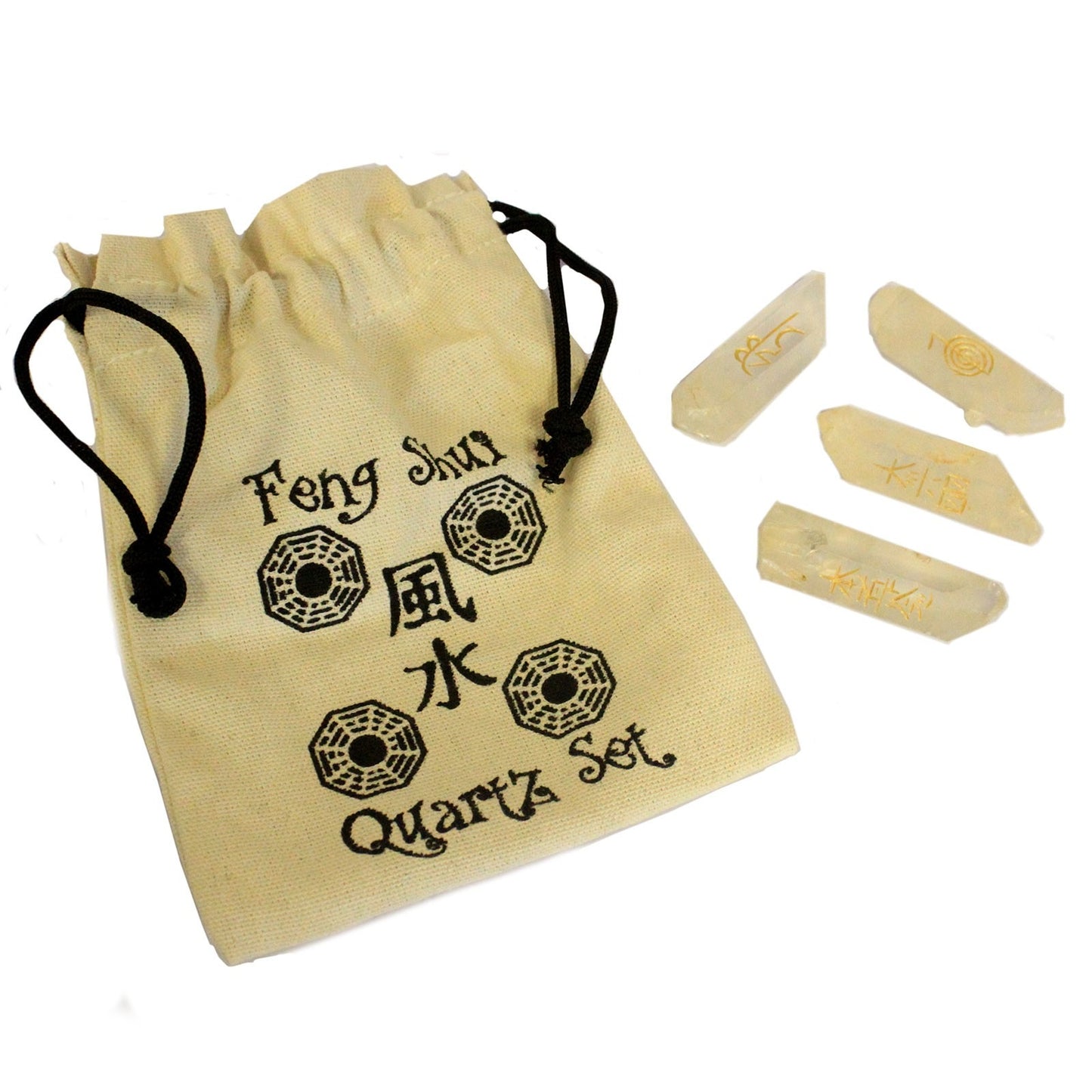 Fengshui Quatra - Set Natural Quartz