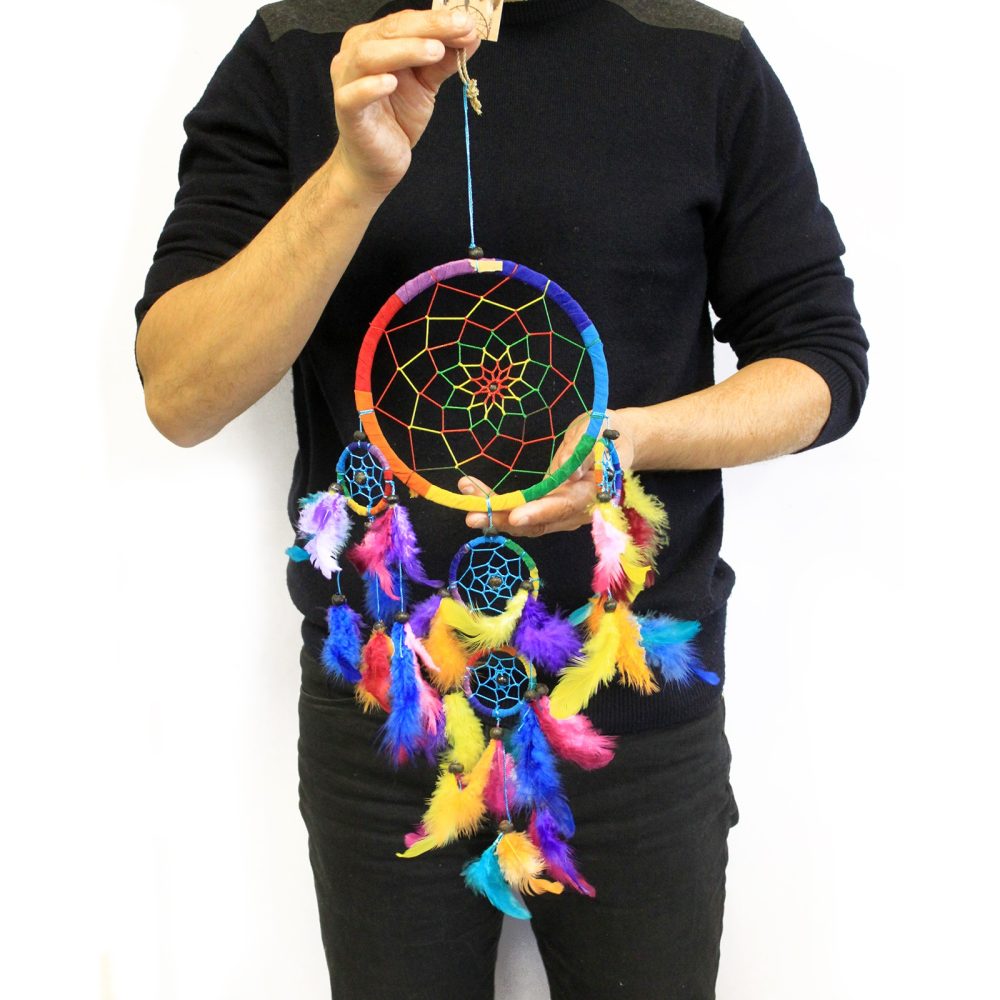 3 x Large Round - Rainbow