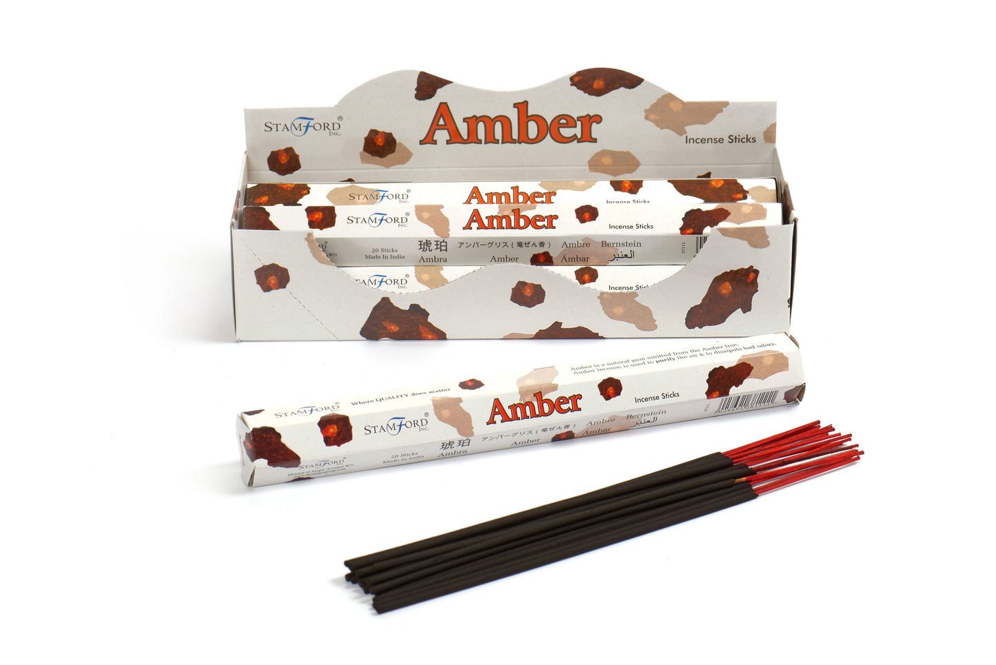 Amber Premium Incense Sticks - Stamford