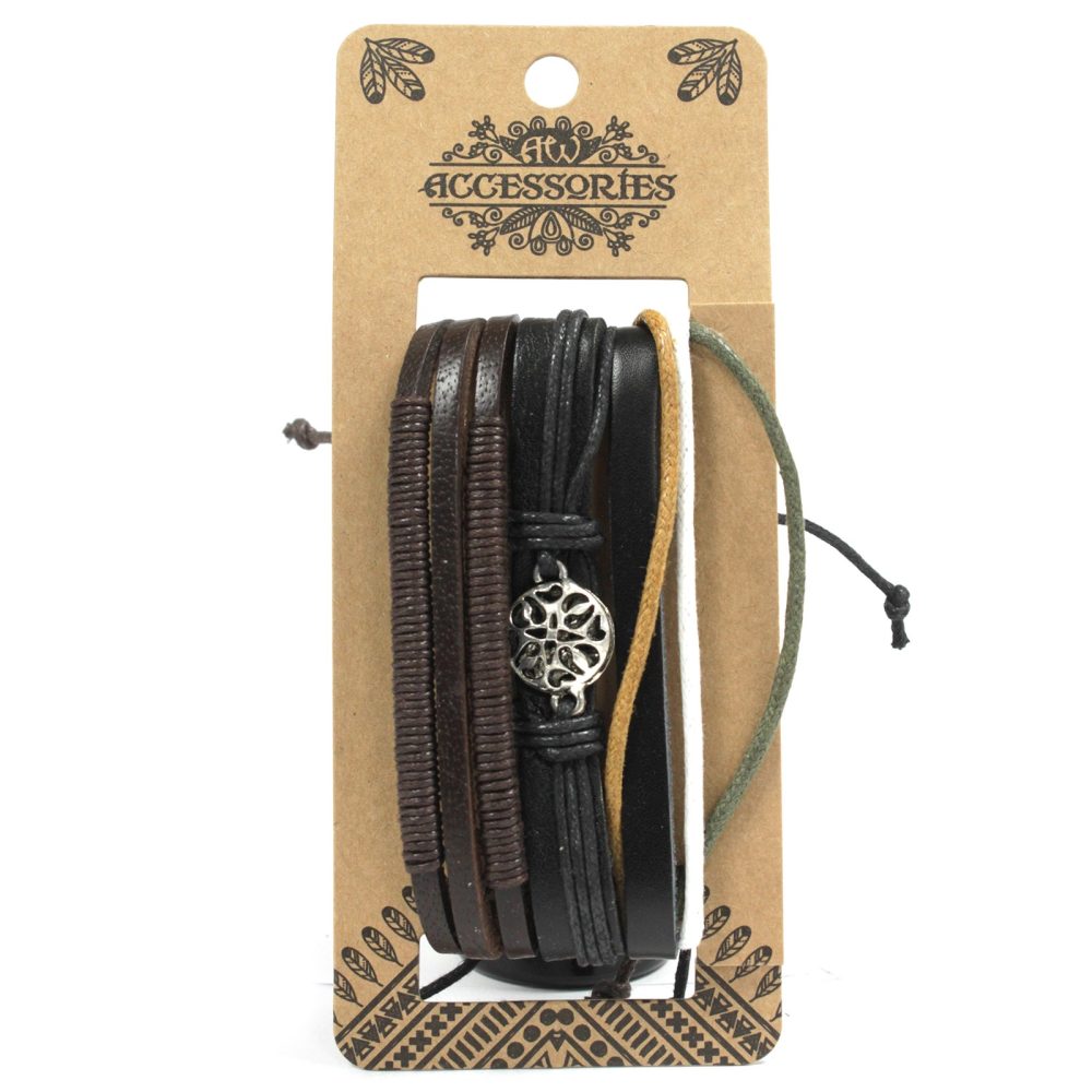 Mens Bracelet Sets - Dark and Handsome (asst)