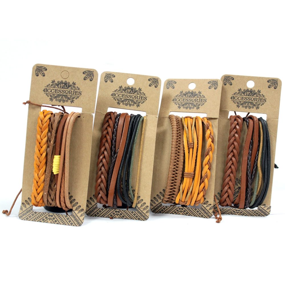 Mens Bracelet Sets - Tanned and Interesting (asst)
