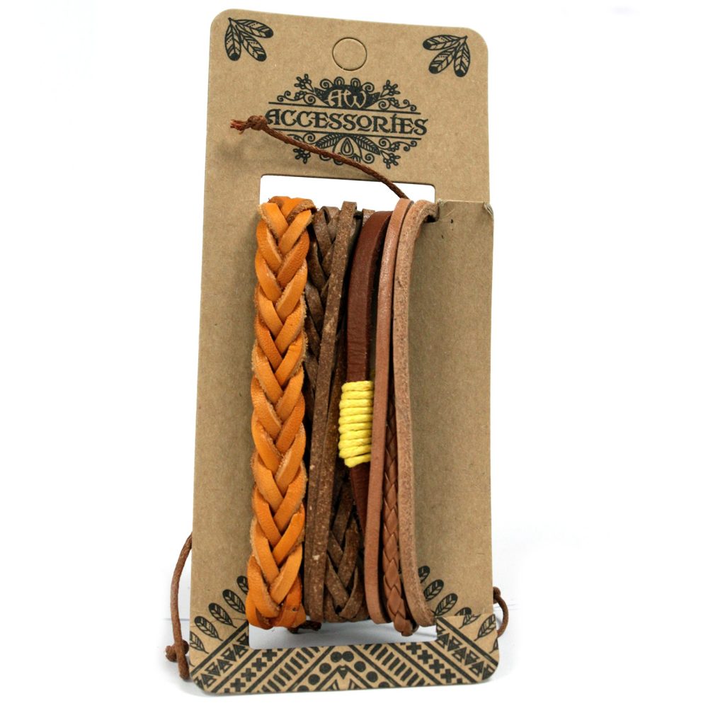 Mens Bracelet Sets - Tanned and Interesting (asst)