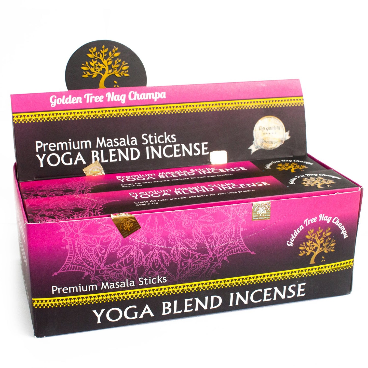Golden Tree Nag Champa Incense Sticks - Yoga Blend