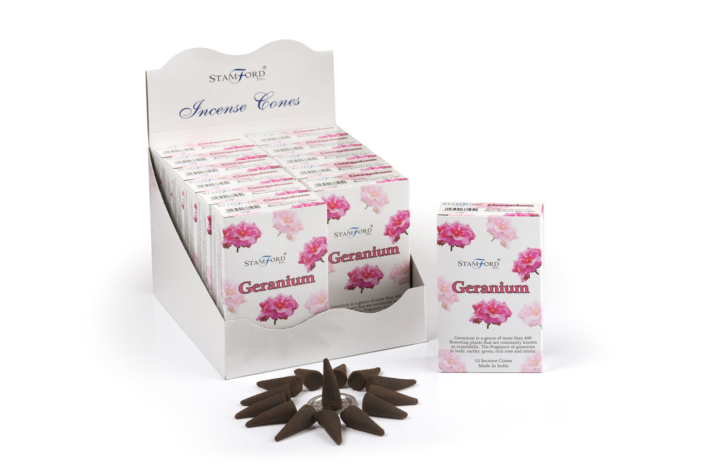 Stamford Geranium Incense Cones
