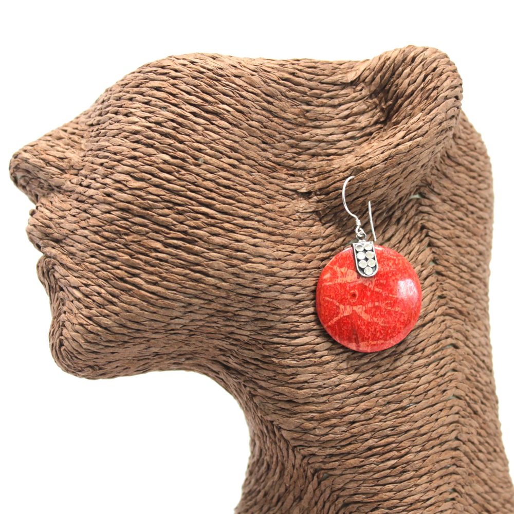 925 Silver Earrings - Disc Disc Dcor