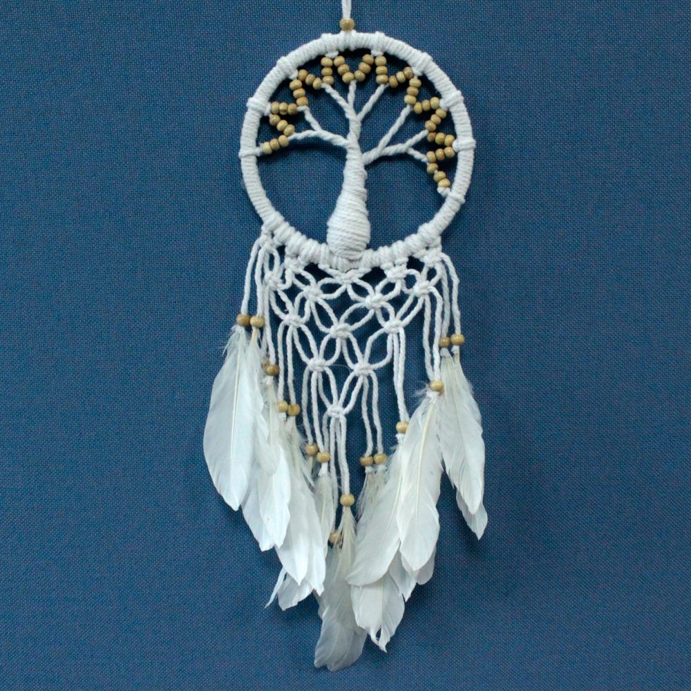 Tree of Life Dreamcatcher - Pure and Natural 16cm