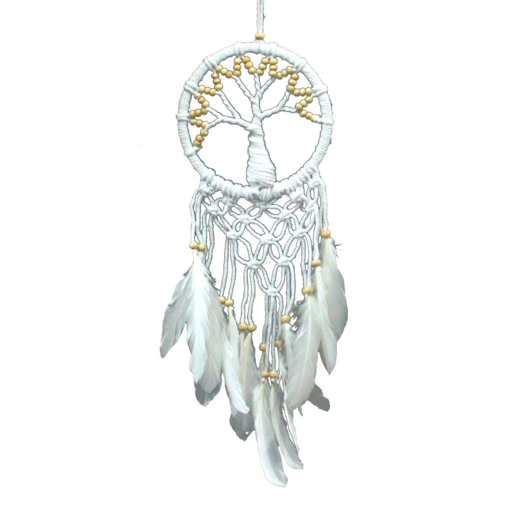 Tree of Life Dreamcatcher - Pure and Natural 16cm