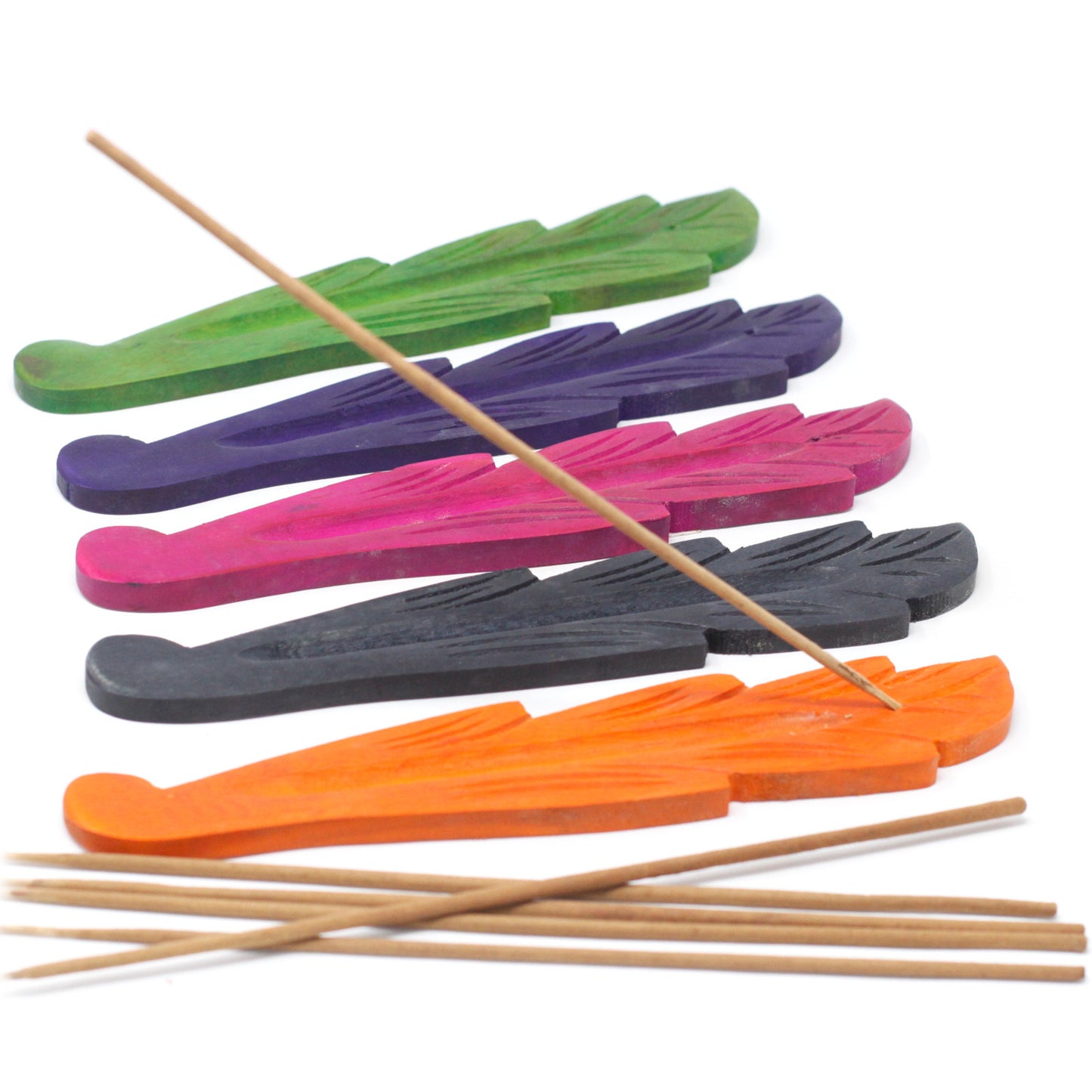 Leaf Coloured Ashcatcher 10 - Mango Wood