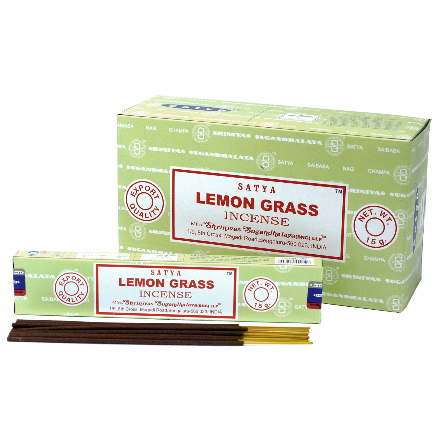 Satya Incense Sticks 15gm - Lemongrass