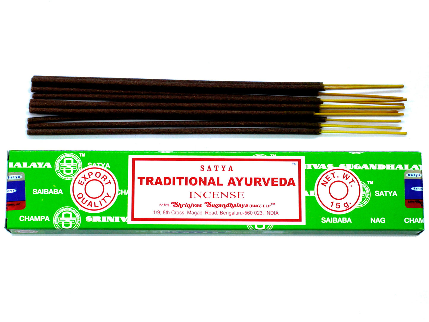 Satya Incense Sticks 15gm - Traditional Ayurveda