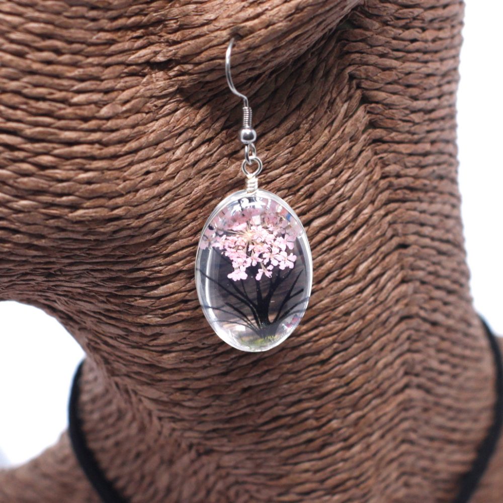 Pressed flowers - Tree of Life set - Pink