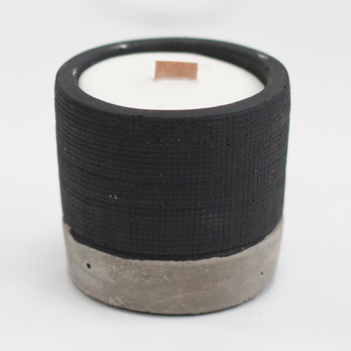 Pot - Black - Brandy Butter Concrete Candle