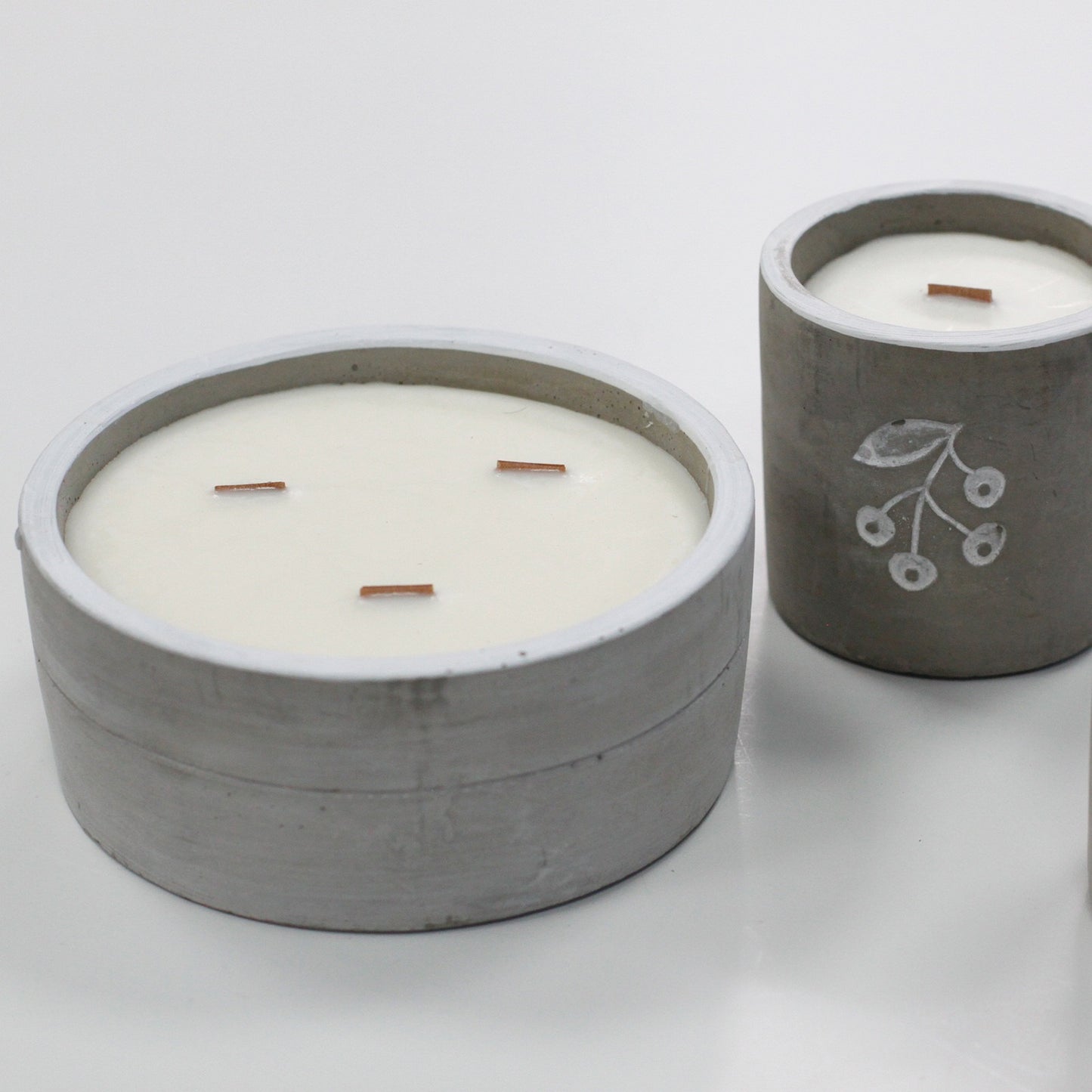 Med Pot - Berrys - Juniper and Sweet Gin Concrete Candle
