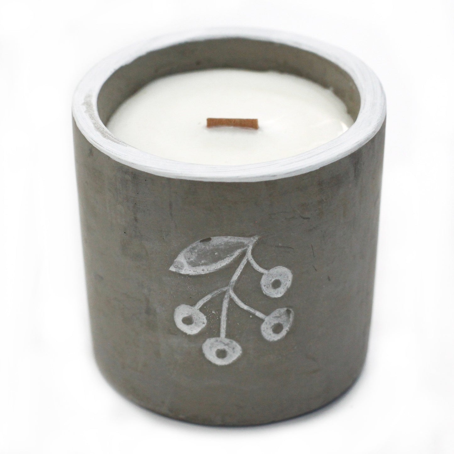 Med Pot - Berrys - Juniper and Sweet Gin Concrete Candle