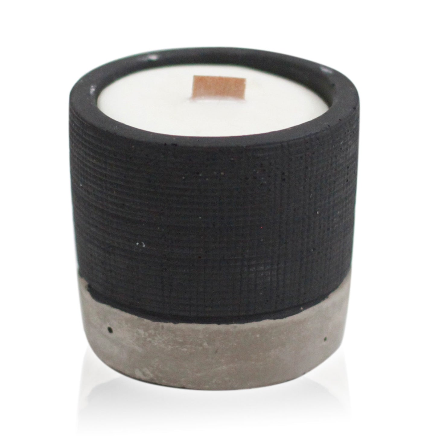 Pot - Black - Brandy Butter Concrete Candle