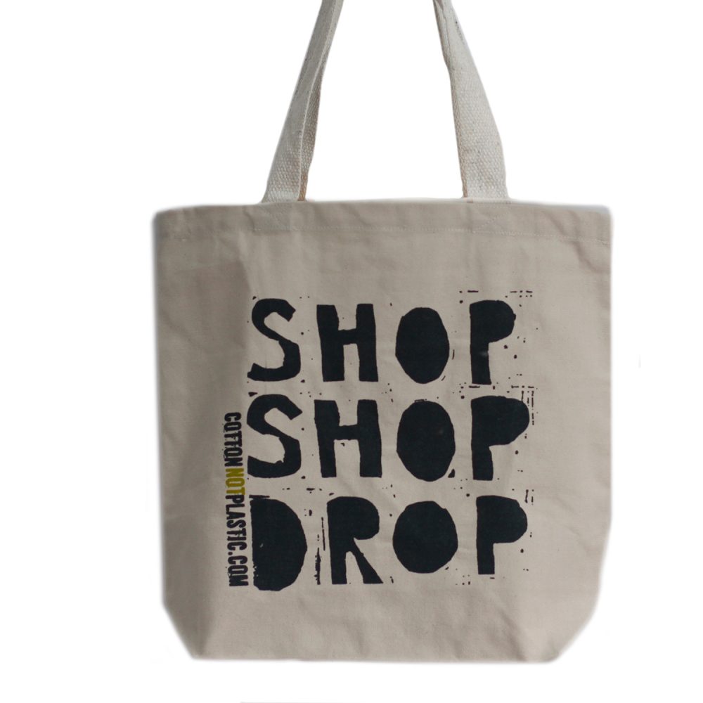 Shop Shop Drop - choice of 4 colours Tote Bag