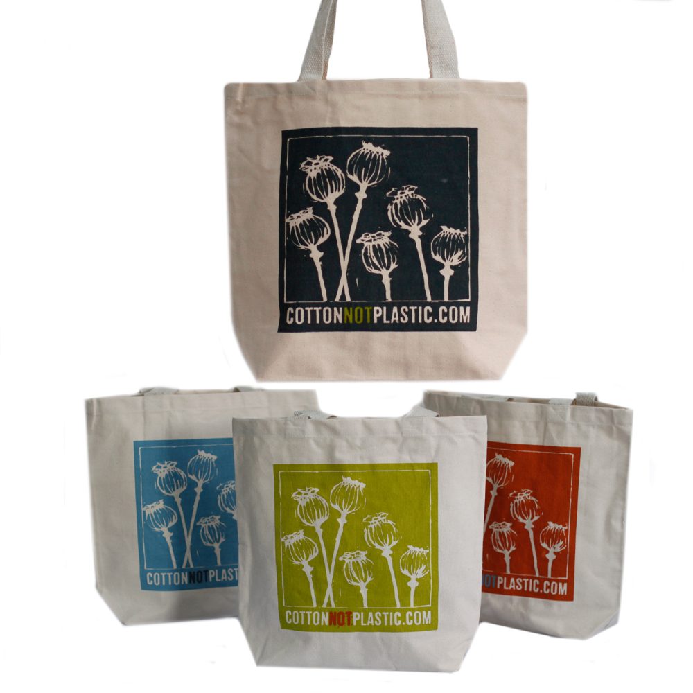 Poppy Heads - choice of 4 colours Tote Bag