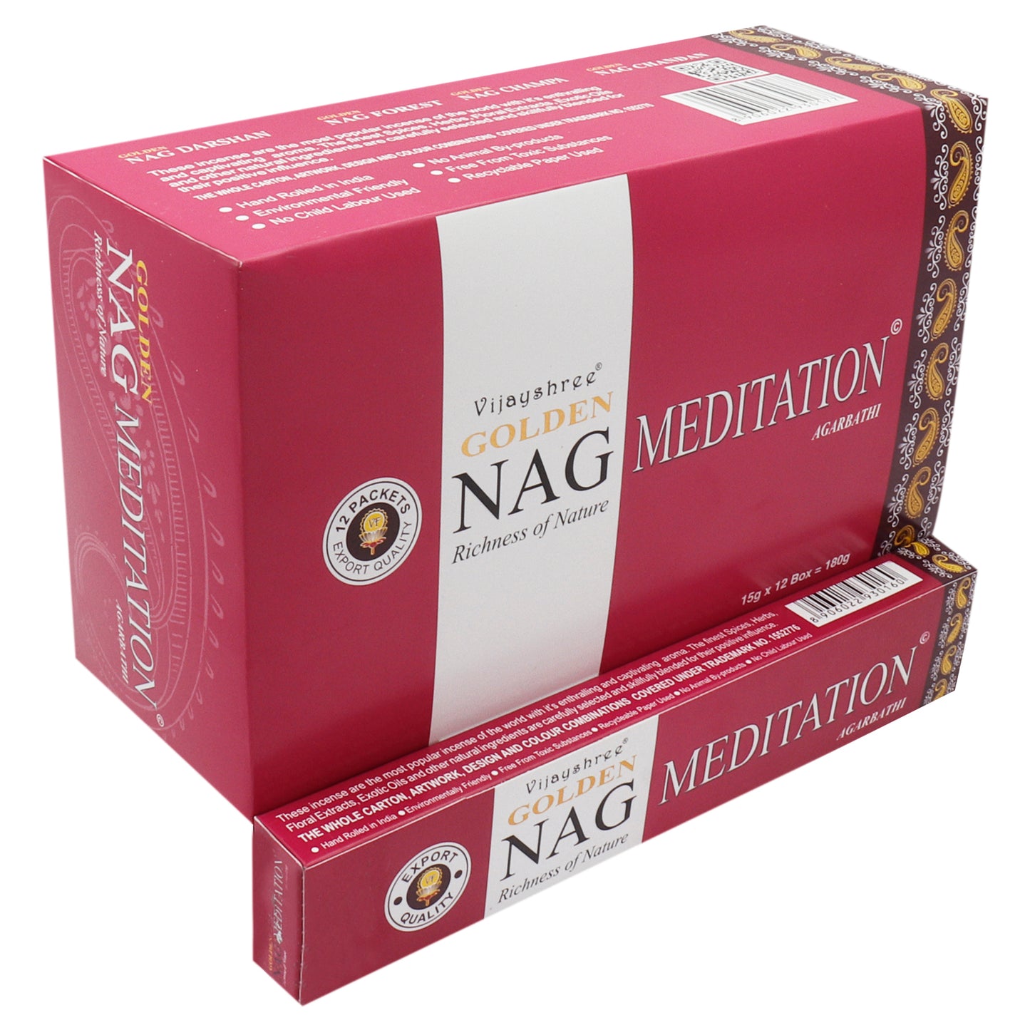 15g Golden Nag - Meditation Incense Sticks