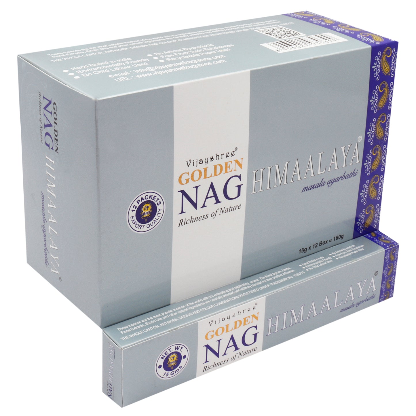 15g Golden Nag - Himalaya Incense Sticks