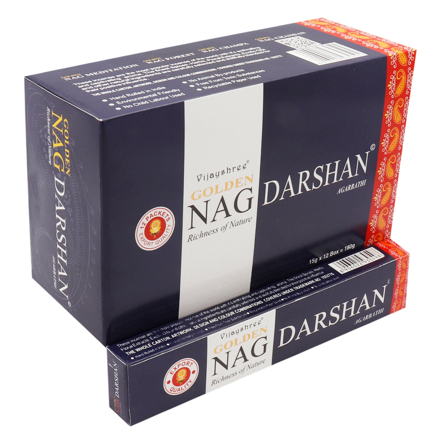 15g Golden Nag - Darshan Incense Sticks