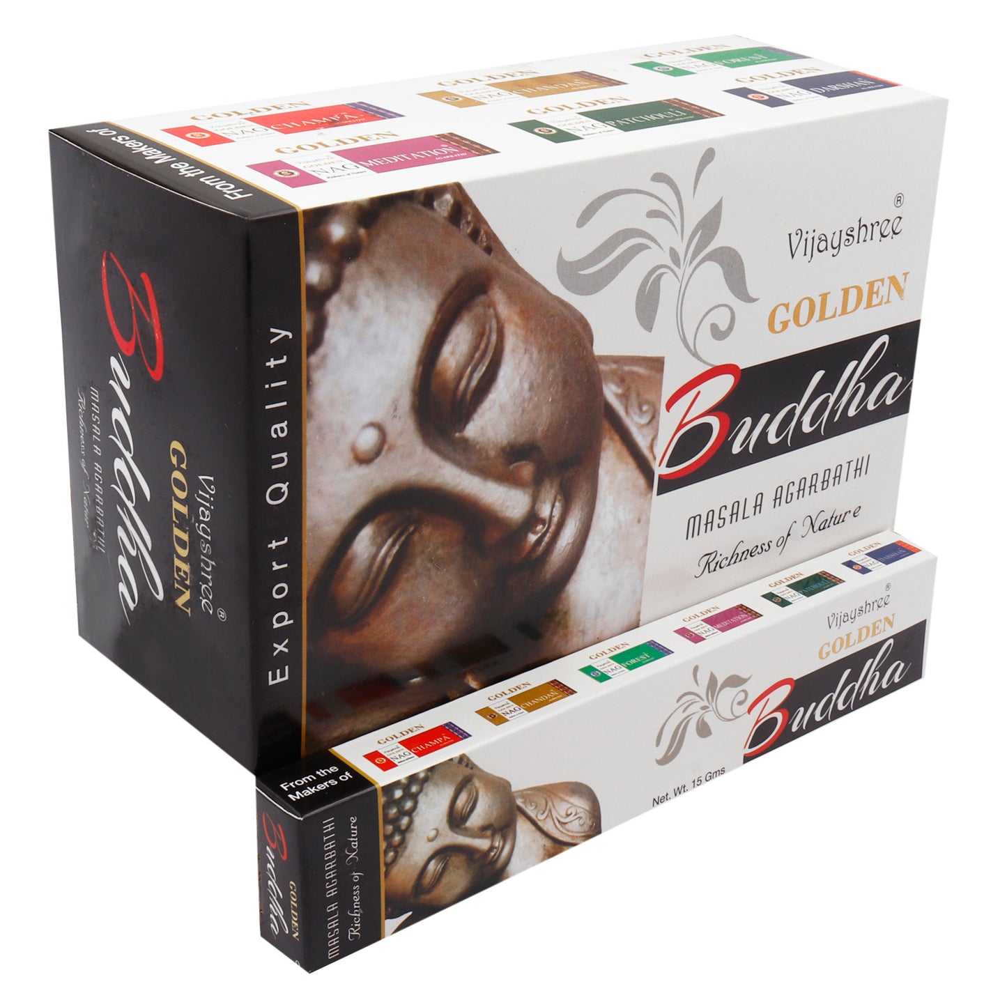 15g Golden Buddha Incense Sticks