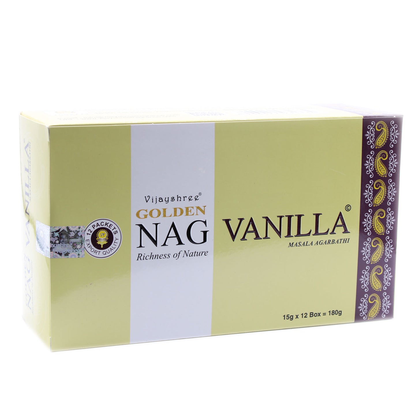 15g Golden Vanilla Incense Sticks