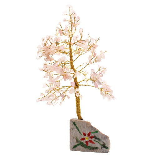 Rose Quartz Crystal Tree - 320 Stone