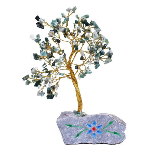 Moss Agate Crystal Tree - 160 Stone