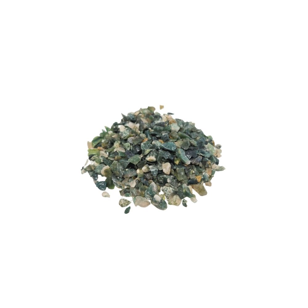 Moss Agate Chips - 1KG