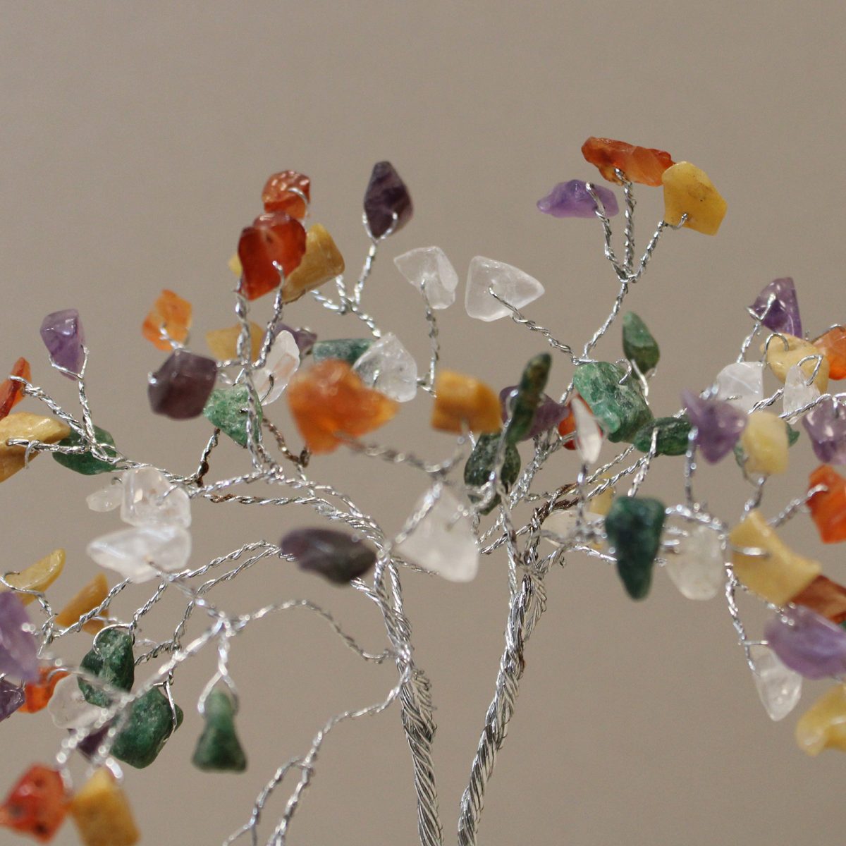 Multi Gemstone Tree with Organite Base - 80 Stone