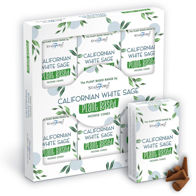 Stamford Stamford Plant Based Incense Cones - Californian White Sage