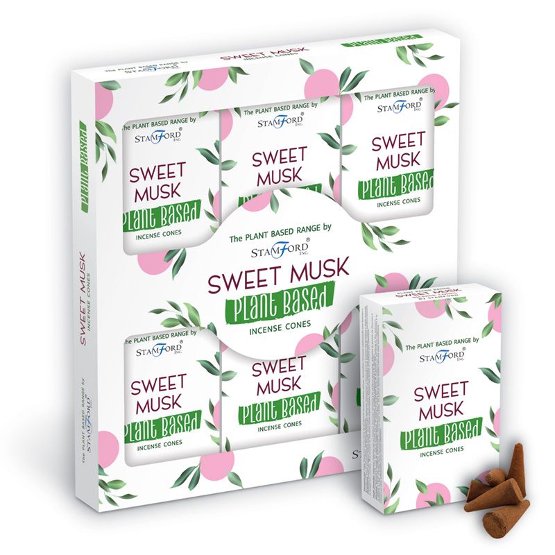 Stamford Stamford Plant Based Incense Cones - Sweet Musk