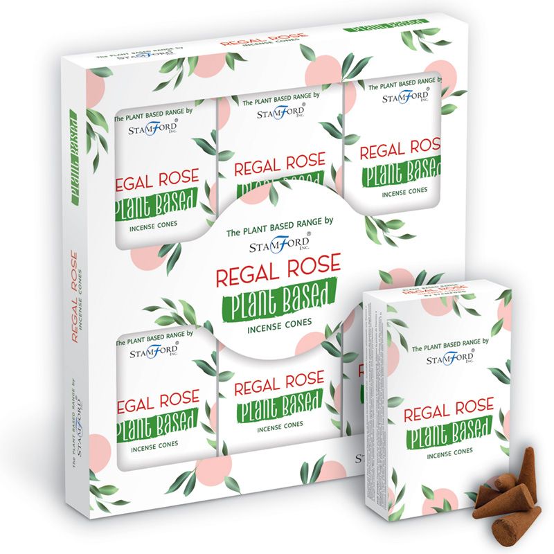 Stamford Stamford Plant Based Incense Cones - Regal Rose