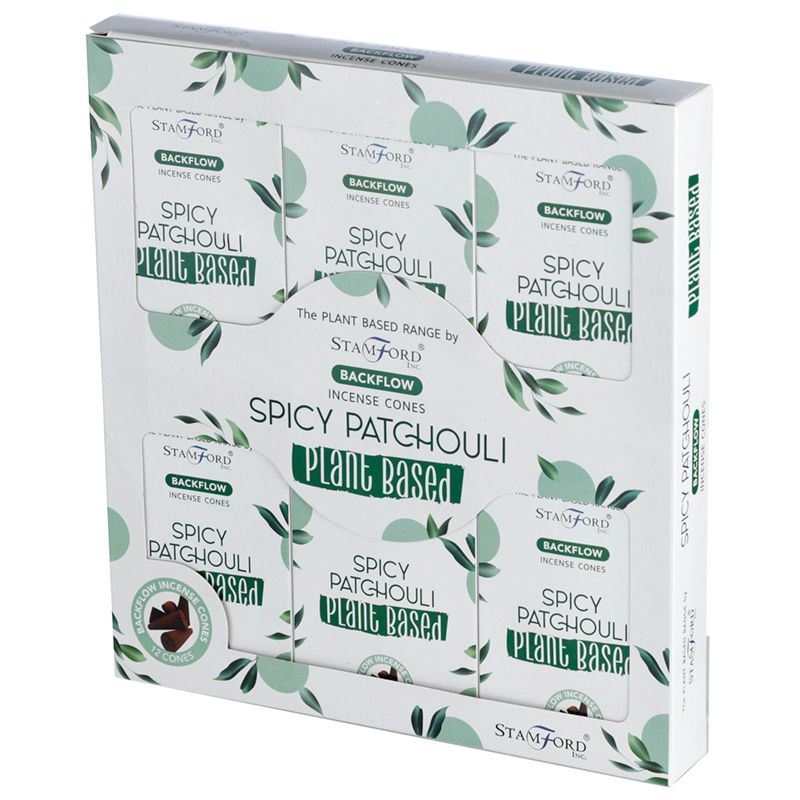 Stamford Plant Based Backflow Incense Cones - Spicy Patchouli