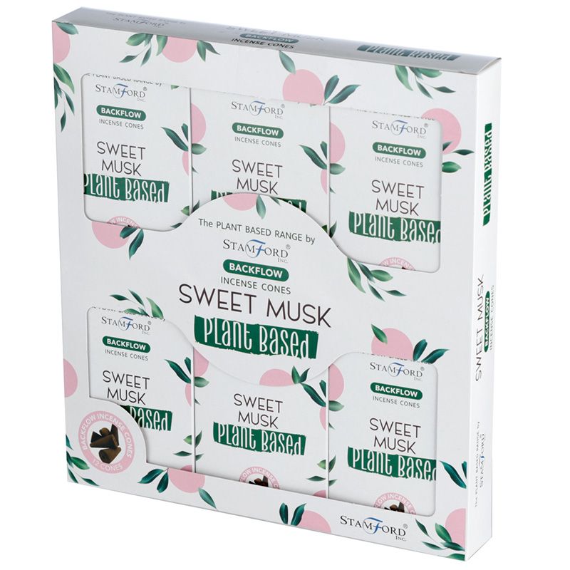 Stamford Plant Based Backflow Incense Cones - Sweet Musk