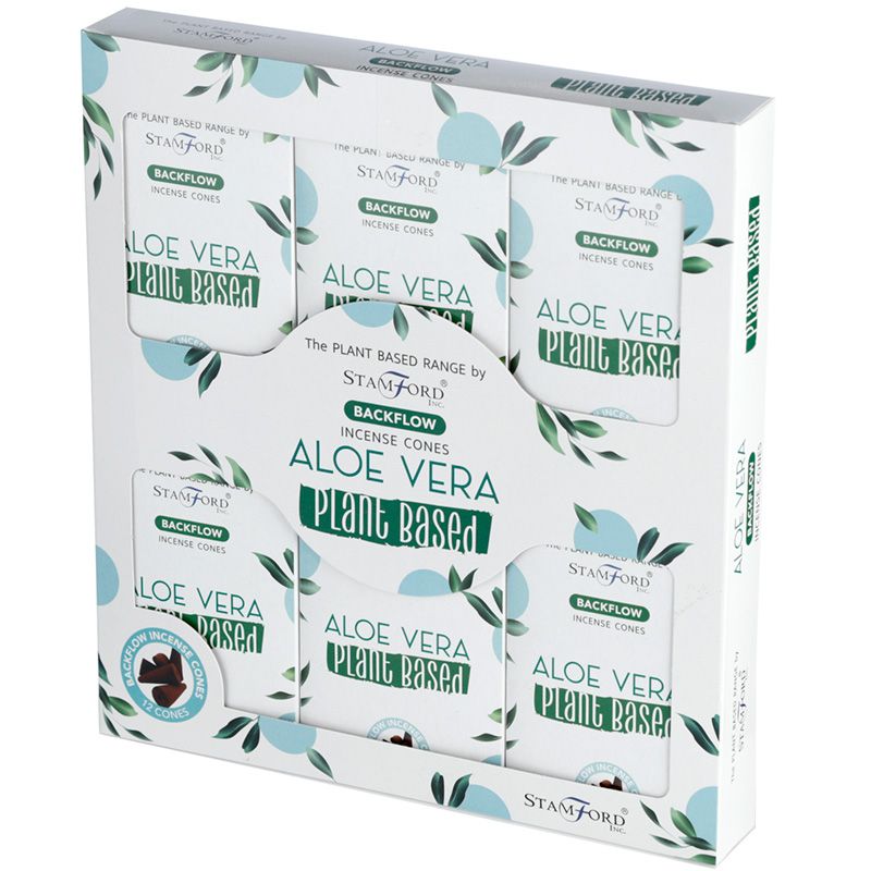 Stamford Plant Based Backflow Incense Cones - Aloe Vera