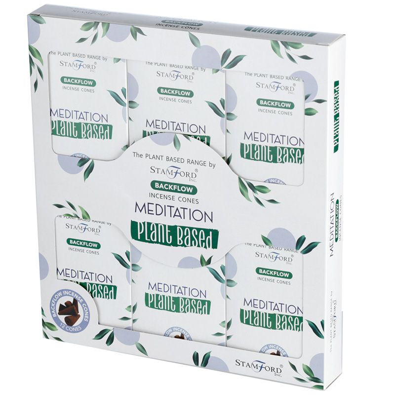 Stamford Plant Based Backflow Incense Cones - Meditation