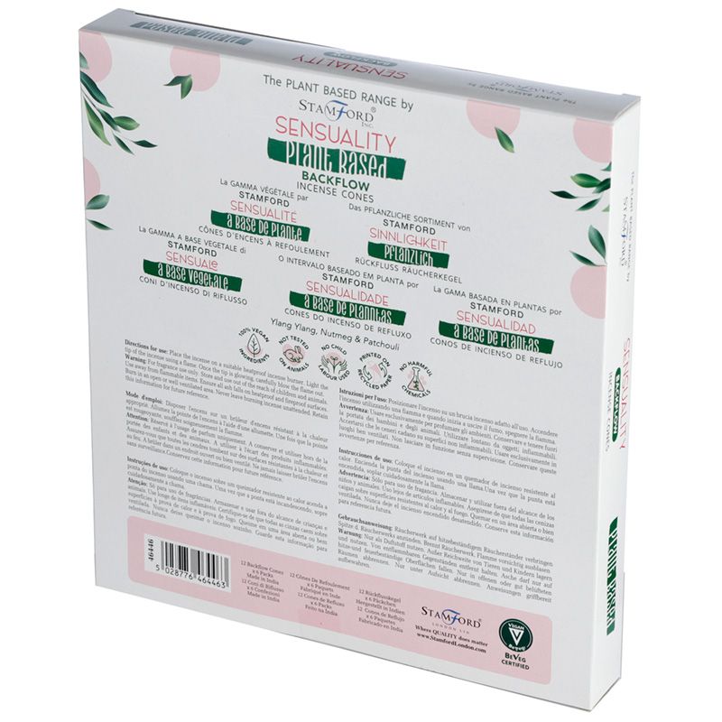 Stamford Plant Based Backflow Incense Cones - Sensuality