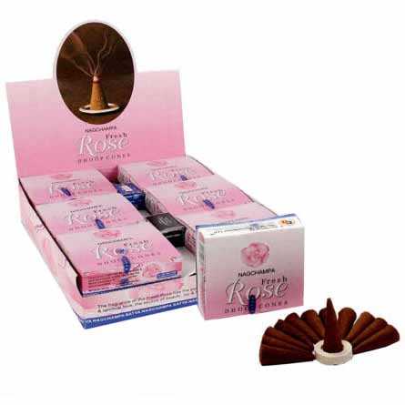 Satya Fresh Rose Dhoop Incense Cones