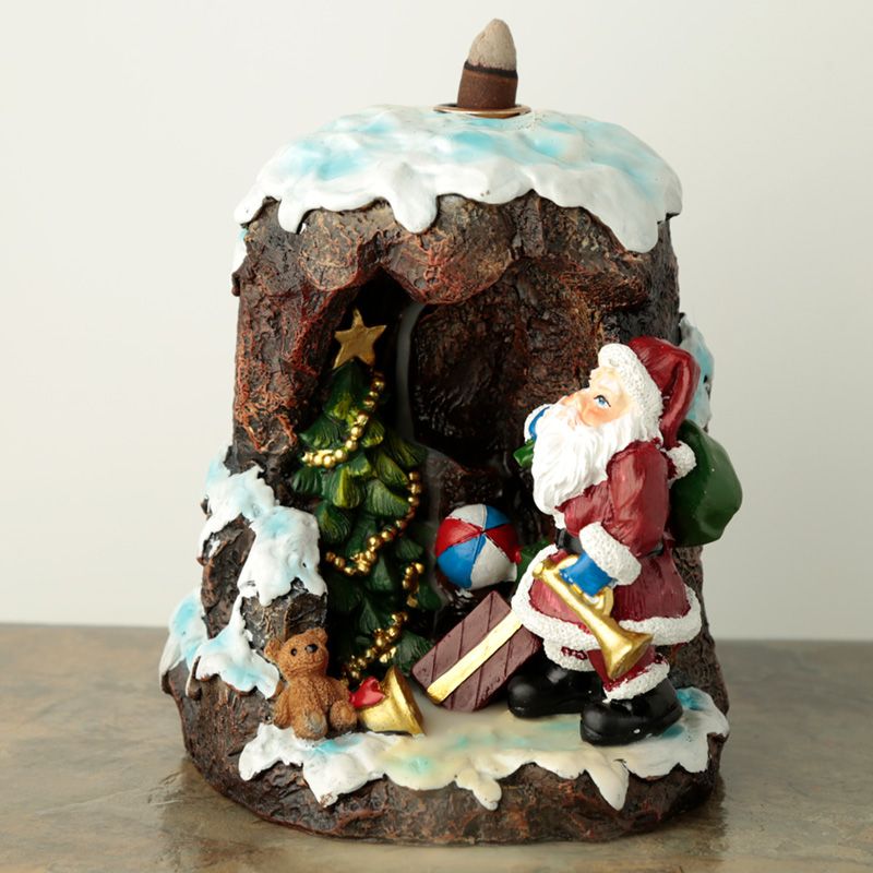 Christmas Santas Grotto Backflow Incense Burner
