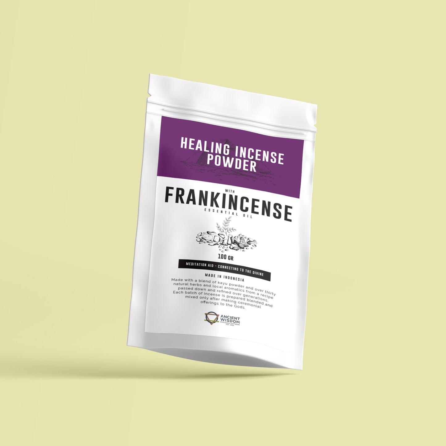 Healing Incense Powder Frankincense 100gm