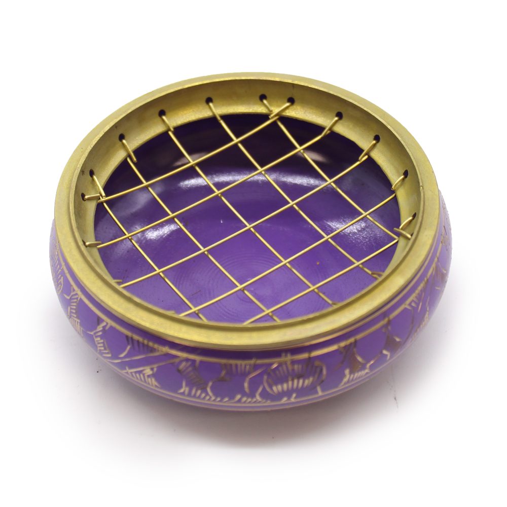 Charcoal Incense Burner - Crown Chakra