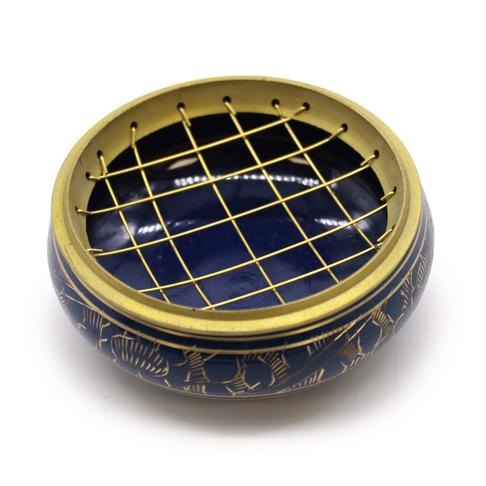 Charcoal Incense Burner - Throat Chakra