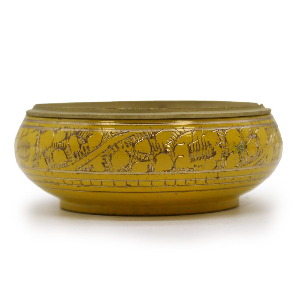 Charcoal Incense Burner - Solar Plexus Chakra