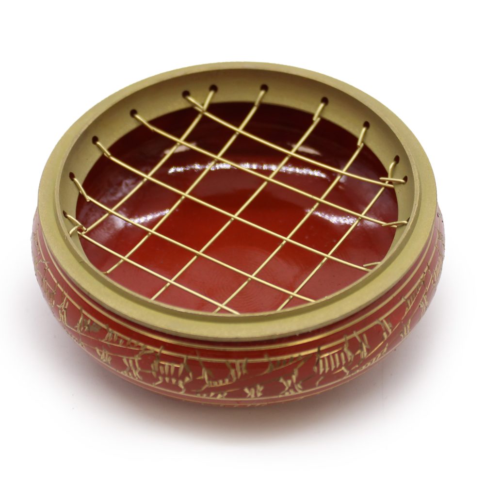Charcoal Incense Burner - Sacral Chakra
