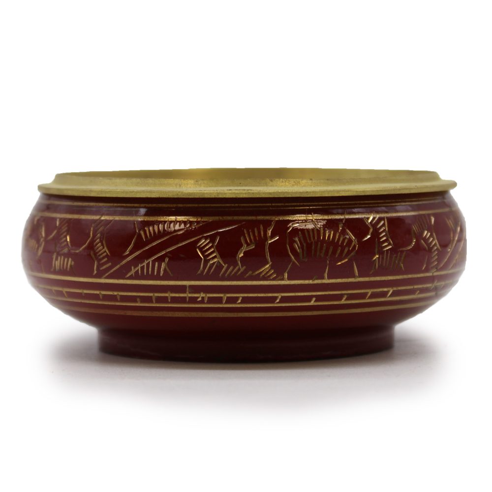 Charcoal Incense Burner - Root Chakra