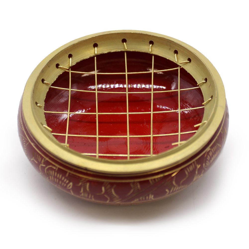 Charcoal Incense Burner - Root Chakra