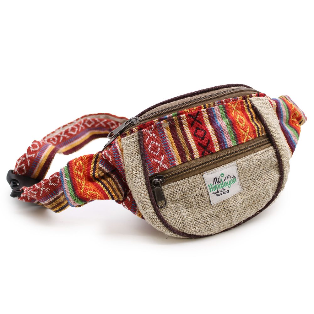 Bum Bag - Hemp and Cotton (assorted)
