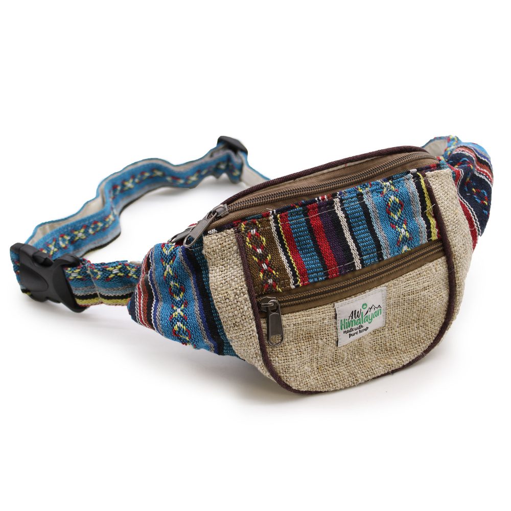 Bum Bag - Hemp and Cotton (assorted)
