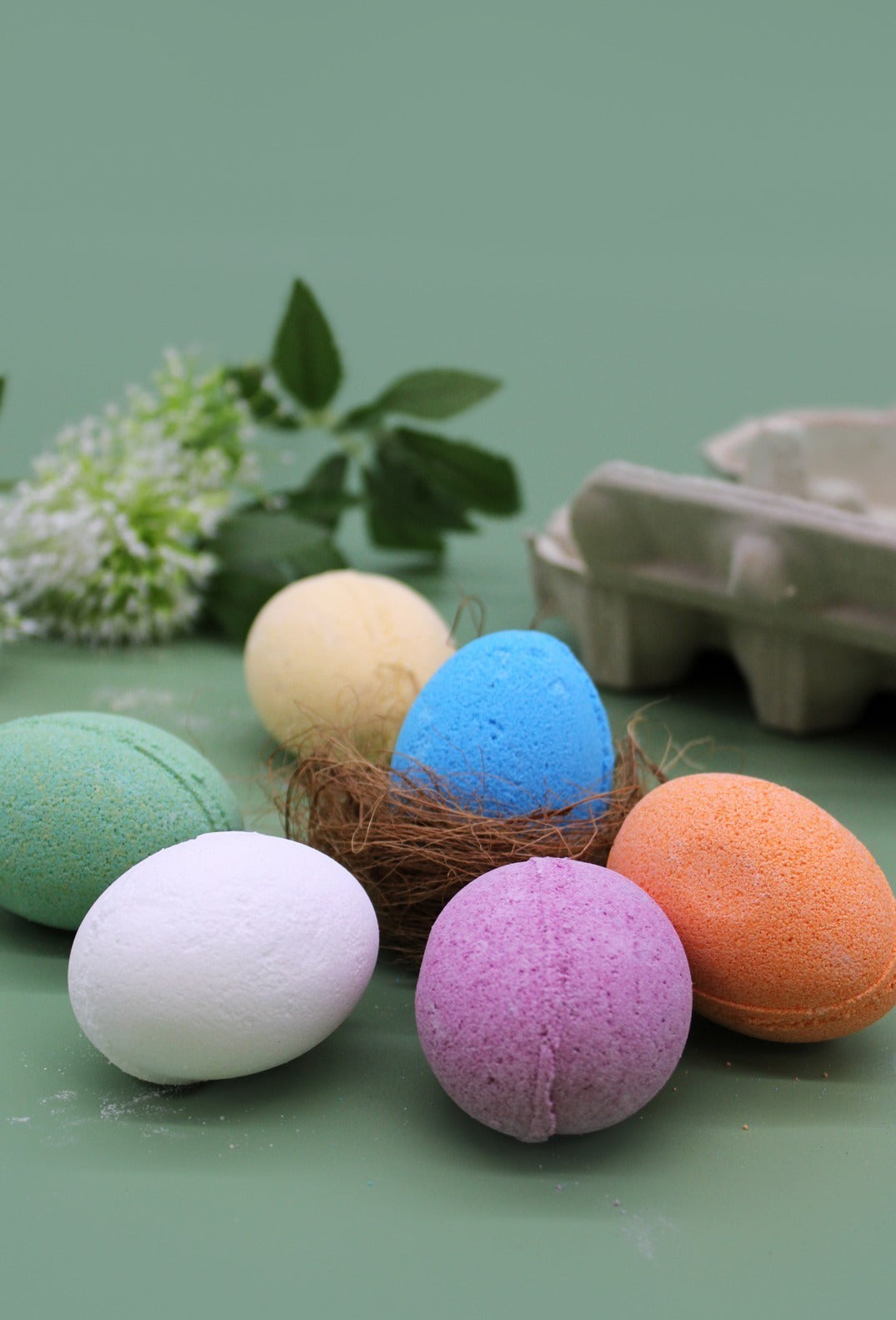 Pack of 6 Bath Eggs - Tangerine and Grapefruit